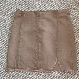 NWOT FREE PEOPLE- Modern Femme Mini Skirt- size XS